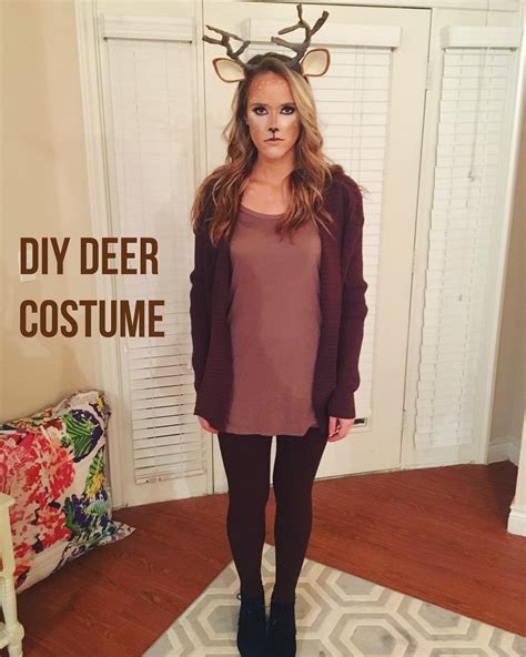 diy deer costume for adults|diy reindeer costume.